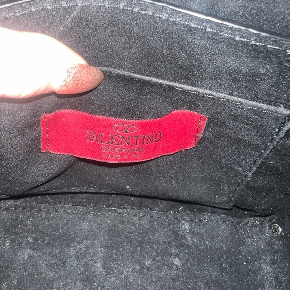 Valentino Garavani Rockstud Mini Crossbody Bag Black Leather Studded - Picture 3 of 3